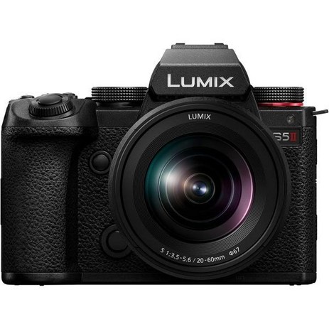 Panasonic 파나소닉 루믹스 S5루믹스 시리즈 35mm F1.8렌즈 S-S35 적용 IIX 미러리스 카메라 DC-S5M2XKK, w/ 20-60mm Panasonic _Base-추천-상품