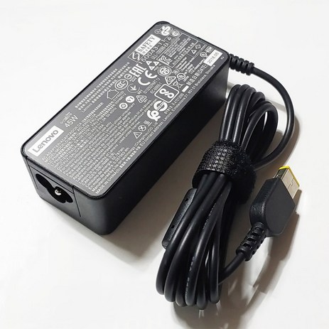 레노버 노트북 충전기 20V 2.25A 45W 연결잭 사각 USB 타입 슬림팁, ADLX45DLC3A-추천-상품