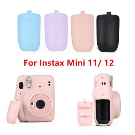 호환 후지필름 인스탁스 미니 11 교체 PVC 캡 도어 커버 필름 카메라 12, White For Mini 12-추천-상품