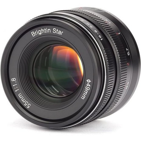 카메라 렌즈 55mm F1.8 풀프레임 대형 조리개 수동 포커스 미러리스 캐논 RF 마운트 EOSRP EOSR EOSR5 EOS R7 EOSR6 EOSR3 EOSR10에 적합, Fit for Sony E-Mount_55mm F1.8-추천-상품