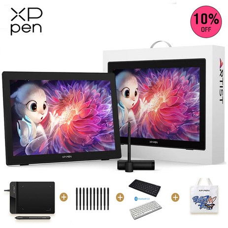 [최신모델]엑스피펜 XP-PEN Artist22(2세대) 액정타블렛 C타입 연결 60도 틸트기능 8192필압-추천-상품