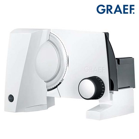 [그라프(GRAEF)] 전동슬라이서 양배추기계 야채슬라이서 절단기 채칼 S10001KR/S10002KR/S10003KR, S10001KR (화이트), 1개-추천-상품