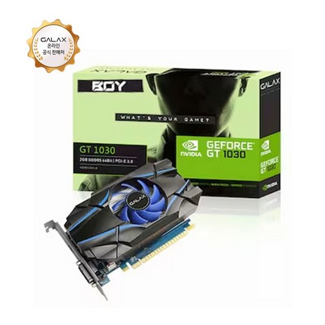 갤럭시 BOY 지포스 GT1030 D5 2GB-추천-상품