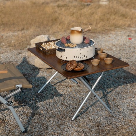 마운틴하이커 접이식 테이블 캠핑 원액션 테이블, 03. 월넛-추천-상품