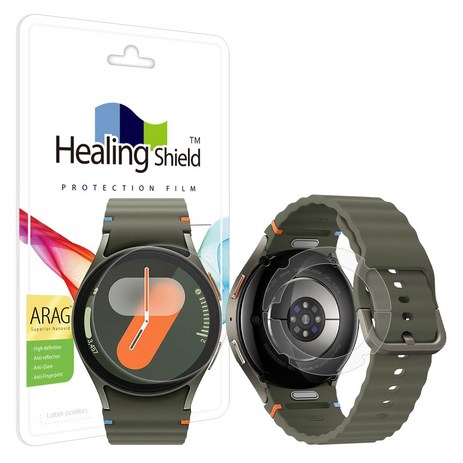 힐링쉴드 갤럭시워치7 44mm ARAG 고화질 저반사 액정보호필름 2매 무광후면필름 2매-추천-상품