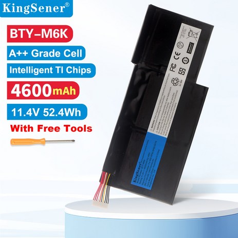 KingSener BTY-M6K Laptop Battery for MSI MS-17B4 MS-16K3 GF63 Thin 8RD 8RC GF75 Thin 3RD 8RC 9SC, 4600mAh-추천-상품