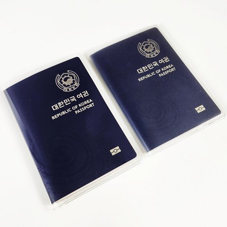여권 커버 투명 반투명 신여권 케이스 2p 스크레치방지-추천-상품