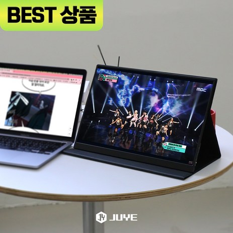 쥬위 16인치 포터블 업무용 초고해상도 2.5K QHD 초경량 40.64cm 휴대용 모니터, 2.5K,16인치-추천-상품