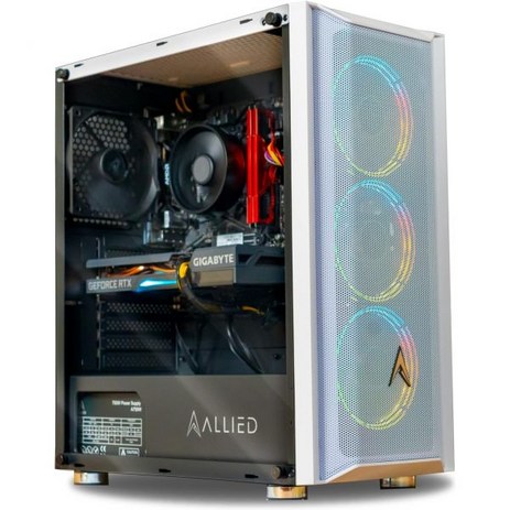 얼라이드 게이밍 패트리엇 데스크톱 PC: AMD 라이젠 5 3600 RX 6700XT 12GB 16GB DDR4 3200MHz 500GB PCIENVMe SSD B450M-추천-상품