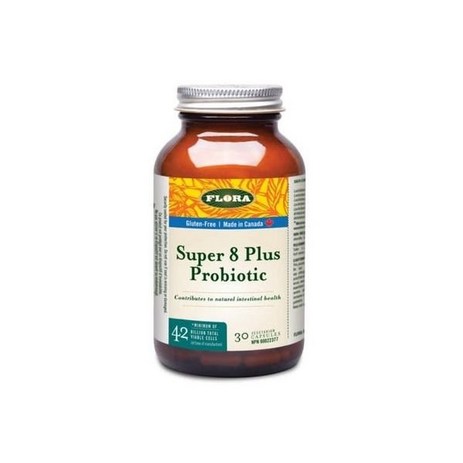 Flora Super 8 Plus Probiotic 420억 30 식물성 캡슐, 30개, 1개-추천-상품