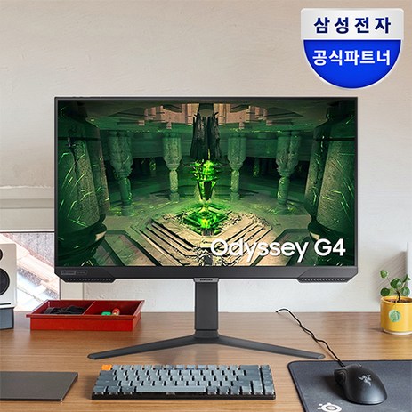 삼성전자 오디세이 G4 S25BG400 25인치 게이밍 모니터 IPS FHD 240Hz, 62.2cm-추천-상품