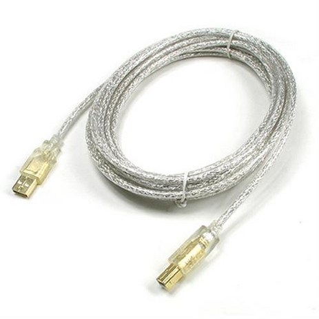 C3212 Coms USB 케이블 MM 고급형AB형USB-A to USB-B, 1개, 5m-추천-상품