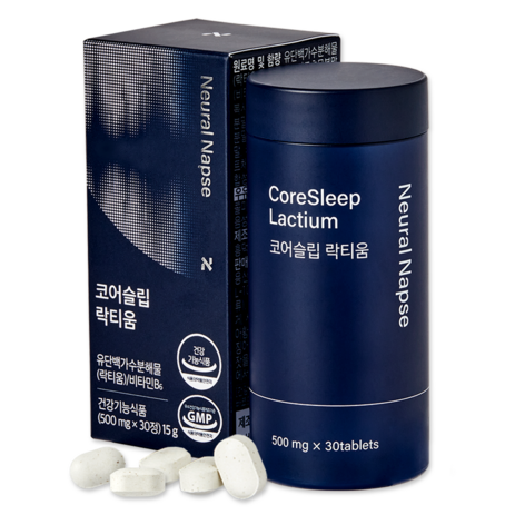 뉴럴냅스 코어슬립 락티움 수면건강 영양제, 30정, 1개-추천-상품