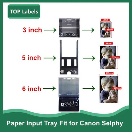 사이즈 카드 용지 카세트 PCCCP400 셀피 CP1300 CP1200 CP910 CP900 CP800 포토 프린터용 C 3, 5 inch Tray-추천-상품