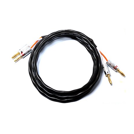 카나레 스피커 케이블 나카미치바나나플러그 2미터 스피커선 하이파이오디오/액티브스피커/PC스피커 연결용-추천-상품