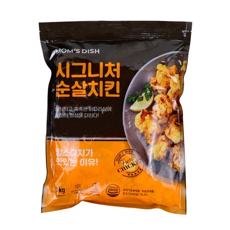 맘스터치앤컴퍼니 시그니처 순살치킨 1kg, 1개-추천-상품