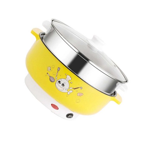 휴대용 전기 싱글 냄비 화상 방지 손잡이가 있는 대용량 국수 계란 만두에 적합, A Single Layer, CN-추천-상품