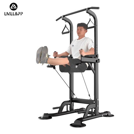 [국내당일배송] 철봉 턱걸이 가정용 헬스 운동기구 치닝디핑 철봉, 블랙-추천-상품