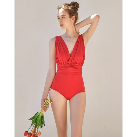 Silhouette Swimsuit Red, Medium-추천-상품