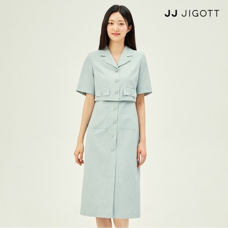 JJ지고트 재킷 스타일 H라인 원피스 GP6M0OP991-추천-상품