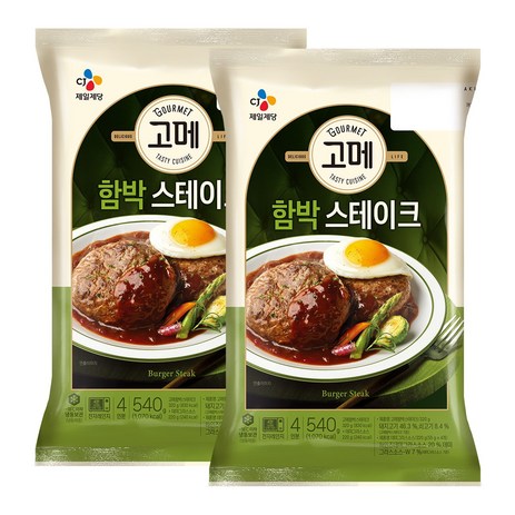 고메 함박스테이크 540g, 2개-추천-상품