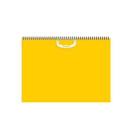 흥국산업 칼라 무지 스케치북 종합장 1권 4가지 색상, 무지스케치북 노랑-추천-상품