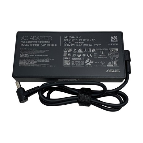 ASUS 정품 노트북 충전기 TUF Gaming F15 FX506HM 호환 20V 12A 240W (6.0x3.0mm) 전원 어댑터 + 케이블, 아수스 240W + PC 케이블, 1개-추천-상품