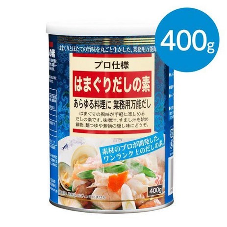 일본 직송1개 2개 묶음판매 조개와 호텔의 맛을 그대로 살린 프로 업소용 해산물 육수를 내는 만능 조개 다시 가루 400g 캔-추천-상품
