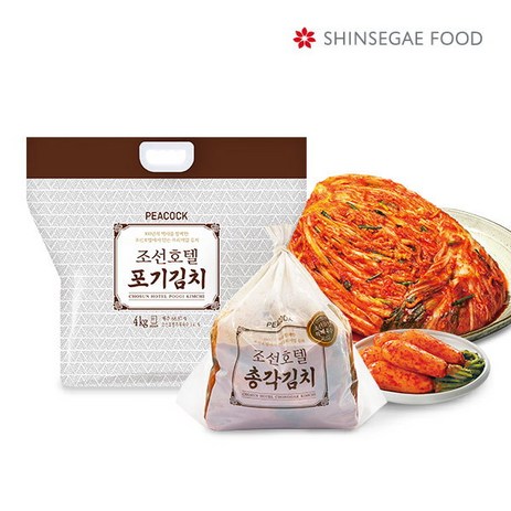 [피코크] 조선호텔 포기김치 4kg + 총각김치 1.5kg (100년의 역사 조선호텔에서, 상세 설명 참조, 상세 설명 참조-추천-상품