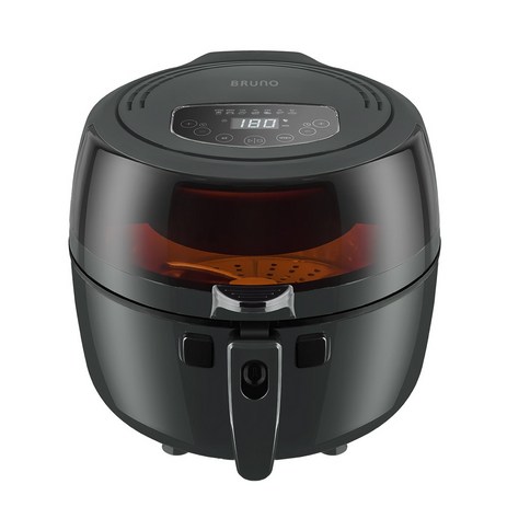 브루노 보이는 대용량 에어프라이어 6L, VFC-2103BL(블랙), 블랙-추천-상품