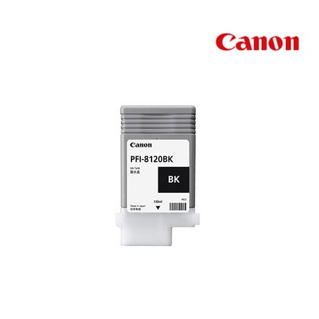 캐논 정품 PFI-8120BK 검정 플로터 잉크 카트리지 TM-5200 5300 5205 5305, 1개-추천-상품