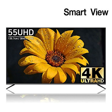 [디에스샵] 스마트뷰 J55PE UHD 4K 55인치 TV 스탠드설치-추천-상품