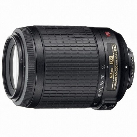 니콘 망원렌즈 AF-S DX VR Zoom NIKKOR ED 55-200mm F4-5.6G IF, 단품-추천-상품