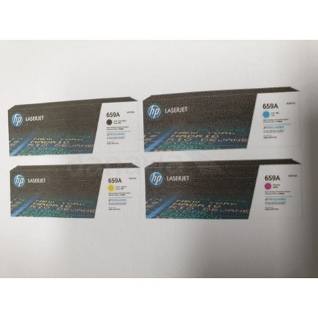 HP 정품토너 셋트 W2010A+W2011A+W2012A+W2013A(NO 659A), 1개, 검정-추천-상품