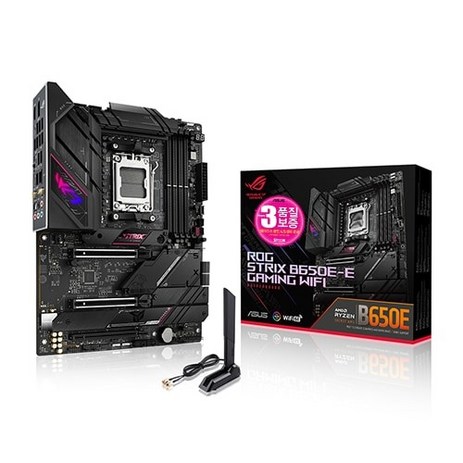 ASUS ROG STRIX B650E-E GAMING WIFI STCOM 에이수스 컴퓨터 게이밍 PC 메인보드 AMD CPU추천 MainBoard, 선택하세요-추천-상품