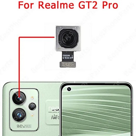 Realme GT Master GT2 Pro 5G 용 전면 후면 카메라 셀카 백뷰 모듈 플렉스 케이블 교체 예비 부품, 08 GT2 Pro Main-추천-상품