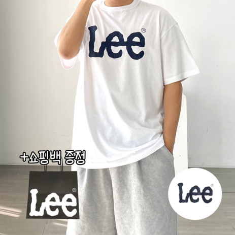 [당일출고/정품] LEE 리 빅 로고 티셔츠 (화이트) + 쇼핑백-추천-상품
