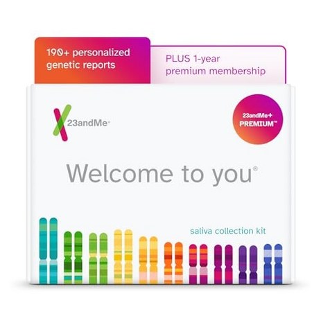 23andMe+ Premium Membership Bundle - DNA Kit with Personal Genetic insights Including Health + Ance, 1개, 기타-추천-상품