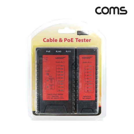 (COMS) 분리형 RJ45 RJ11 POE 랜선 전화선 테스터기 통신사용전검사, 본 상품-추천-상품