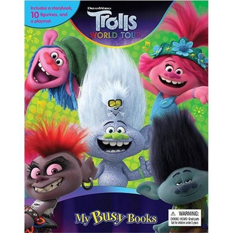 [Phidal Publishing Inc.] My Busy Books : DreamWorks Trolls World Tour (Board book), Phidal Publishing Inc.-추천-상품