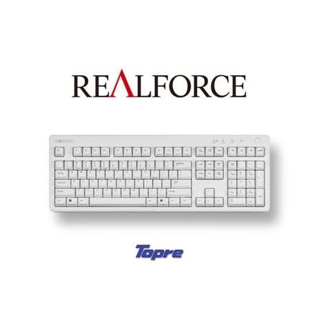 리얼포스 R3 화이트 [국내배송] APC 저소음 풀사이즈 토프레 무접점 키보드-추천-상품