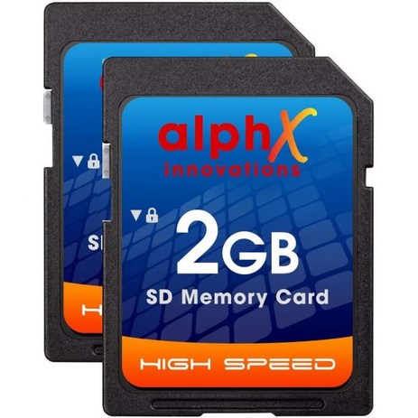 니콘 D50 D40 D40X D3300 디지털 카메라 메모리 카드 2X 2GB 보안 SD 트윈팩 1개-추천-상품