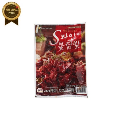 국내산닭발/뼈없는송이불닭발/s라인양념닭발 230gX5팩, 5개, 230g-추천-상품