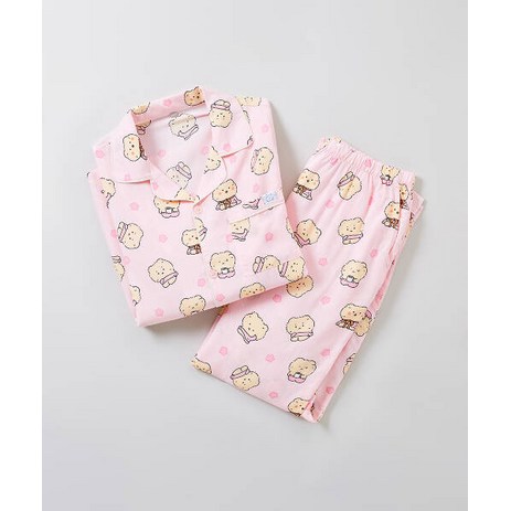 SPAO 스파오 [망그러진곰] 망그러져도 귀여운 긴팔 파자마(LIGHT PINK)_SPPPE49U03 479460-추천-상품