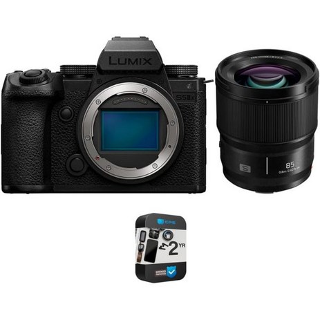 파나소닉 카메라 Panasonic DC-S5M2XBODY Lumix S5IIX Full-Frame Mirrorless Camera + LUMIX S 85mm F1.8 Lens Bu-추천-상품