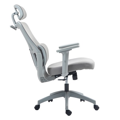 KURUA 허리 편한 게이밍 컴퓨터 사무용 메쉬의자, 그레이-추천-상품