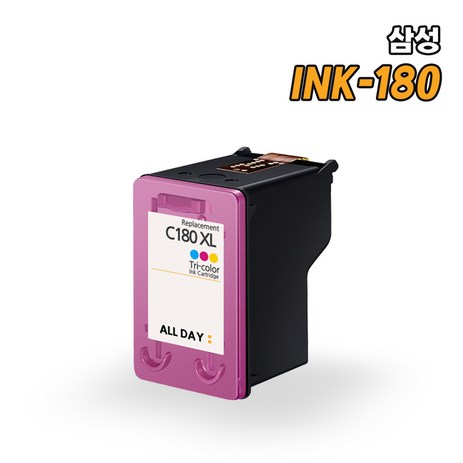 삼성 INK-M180 INK-C180 호환 대용량 프린터 비정품 잉크, 컬러 INK-C180, 1개-추천-상품