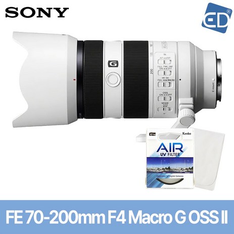 [소니정품] FE 70-200mm F4 Macro G OSS II +켄코필터+포켓융/풀프레임 망원 줌 렌즈/SEL70200G2/ED, 소니 FE 70-200mm F4 Macro G ll-추천-상품