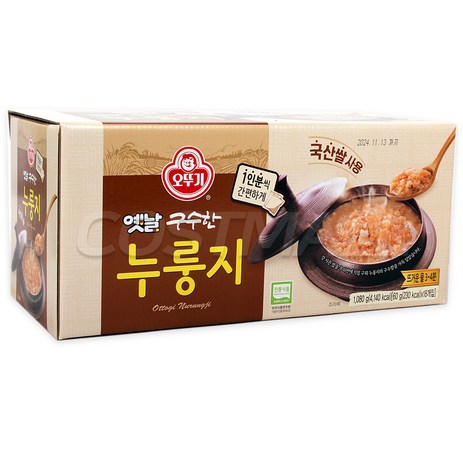 오뚜기 옛날 구수한 누룽지 60g x 18개 국산 누룽지탕, 1.08kg, 1개-추천-상품