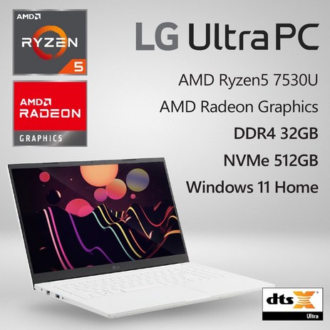 [오늘출발] LG전자 2023 울트라PC 15UD40R-GX56K [프리미엄패키지], WIN11 Home, 32GB, 512GB, 라이젠5, W-추천-상품